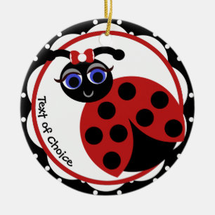 Madeleine Toon LadyBug Curves Keramik Ornament