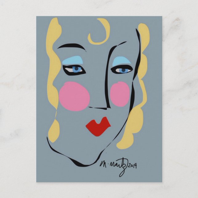 Madeleine war für Matisse geplagt Postkarte (Vorderseite)