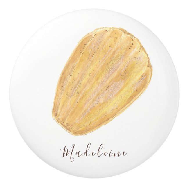 Madeleine Wasserfarbe Keramikknauf (Vorderseite)
