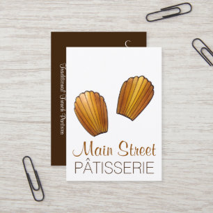 Madeleines Pâtisserie Cake Shop Visitenkarte