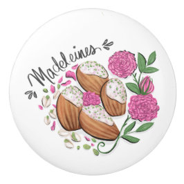 Madeleines Rose Pistazien Kekse  Keramikknauf