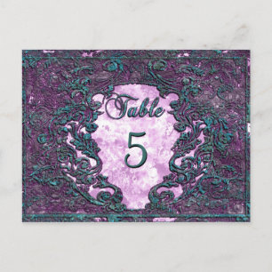 Madelina Liza Viktorianisch Tischnummer Card