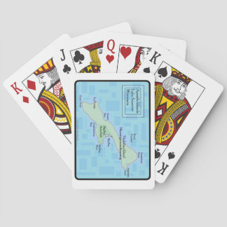 Madeline Island Teal Spielkarten