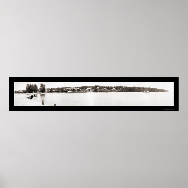 Madeline Island, WI Huge Foto 1915 Poster (Vorne)