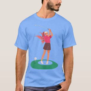 Mädels Golf Golfspielen Golf Golfspielen T-Shirt