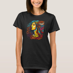 Mädels Mama Yoga Meditation und Music Fest T-Shirt