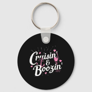 Mädels-Trip der Männer Cruisin Boozin Lustiges Kre Schlüsselanhänger