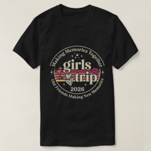 Mädels-Trip   Retro 2026 Mädels-Trip-Abzeichen T-Shirt