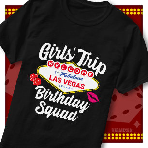 Mädels-Trip Vegas Geburtstagsgruppe Willkommenssch T-Shirt