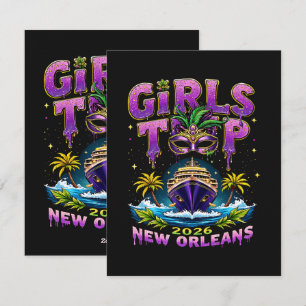 Mädelsreise 2026 New Orleans Feiertagskarte
