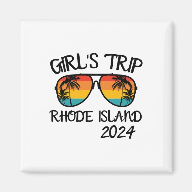Mädelsreise Rhode Island Sommerferien Matching  Magnet (Vorne)