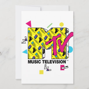 Mademark x MTV - Das offizielle MTV-Logo mit 80er  Einladung