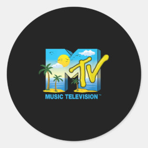 Mademark X mtv - Das Offizielle Mtv-Logo mit sonni Runder Aufkleber