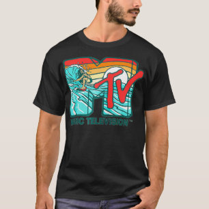 Mademark x MTV - MTV Catch a Wave MTV Surfer Logo  T-Shirt