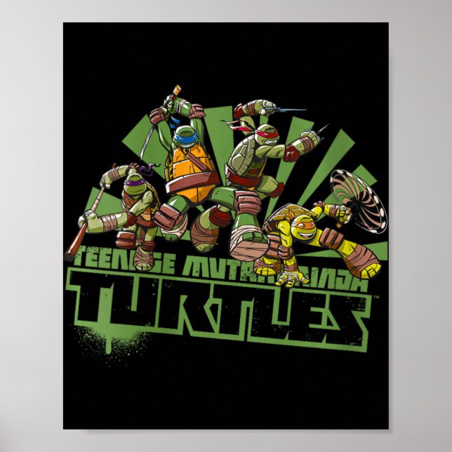 Mademark X - Womens - Original Tmnt New Series Tea Poster (Vorne)