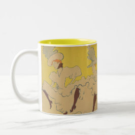 Mademoiselle Eglantine's Troupe - Toulouse-Lautrec Zweifarbige Tasse