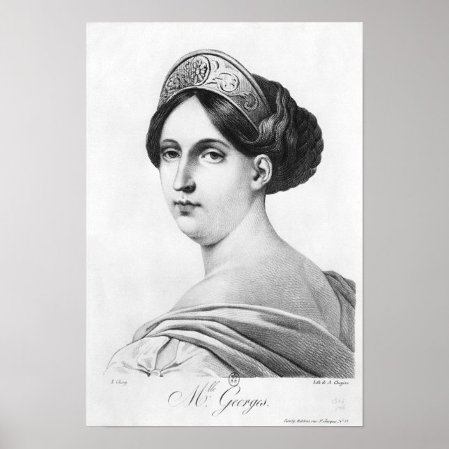 Mademoiselle George, 1825 Poster (Vorne)