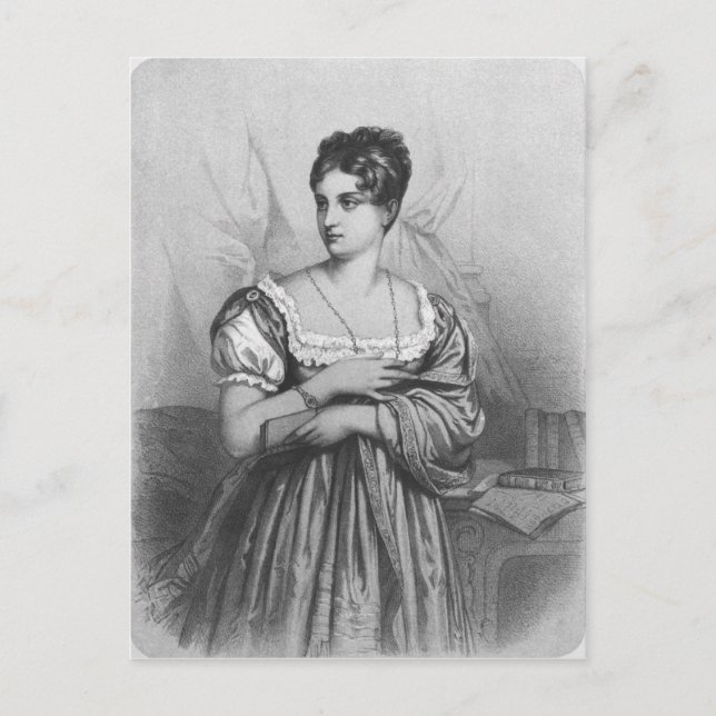 Mademoiselle George, graviert von J. Champagne Postkarte (Vorderseite)