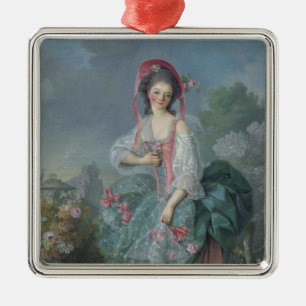 Mademoiselle Guimard (von Jacques-Louis David) Ornament Aus Metall