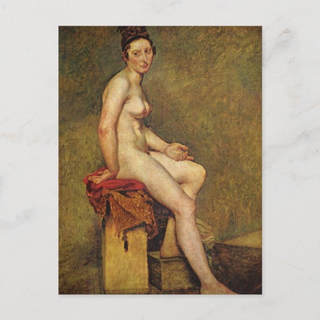 Mademoiselle Rose Postkarte (Vorderseite)