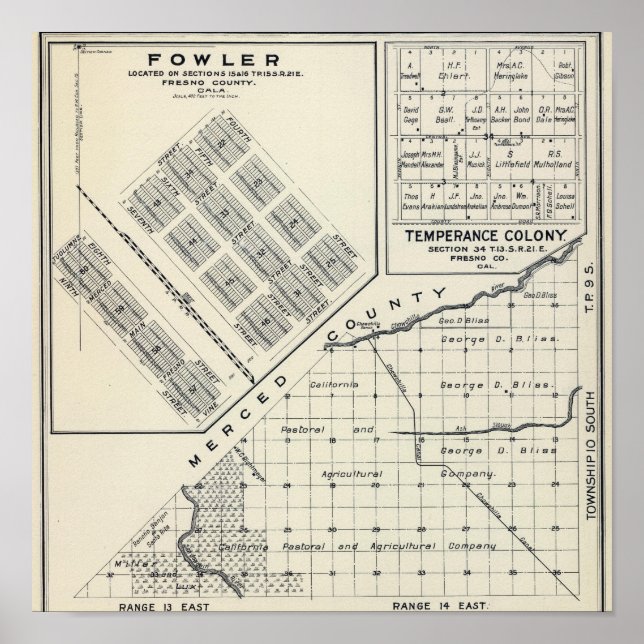 Madera County, Kalifornien 3 Poster (Vorne)