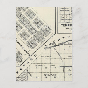 Madera Landkreis, Kalifornien 3 Postkarte