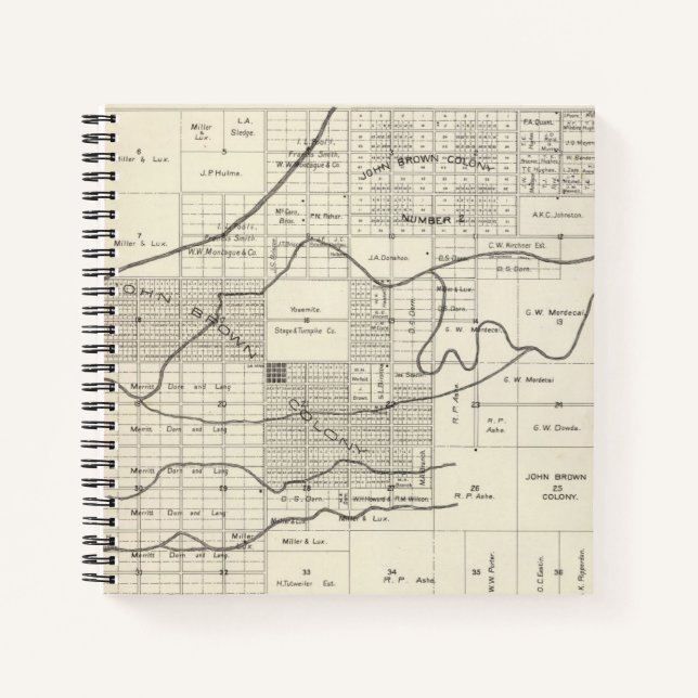 Madera Landkreis, Kalifornien 4 3 Notizbuch (Vorderseite)