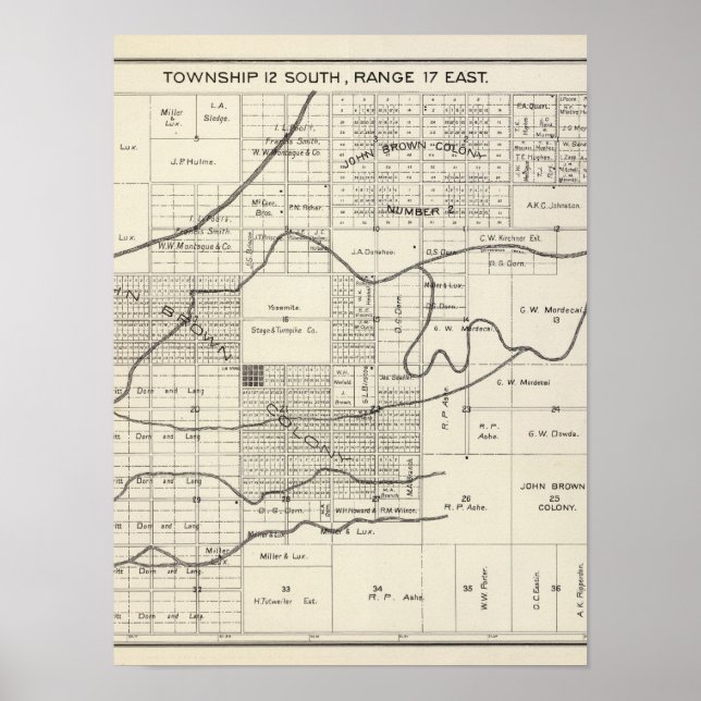 Madera Landkreis, Kalifornien 4 Poster (Vorne)