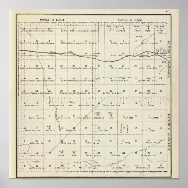Madera Landkreis, Kalifornien Poster (Vorne)