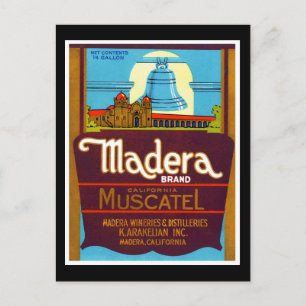 Madera Muscatel Postkarte