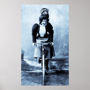 Madge Lessing 1902 - Vintages Cyan Poster