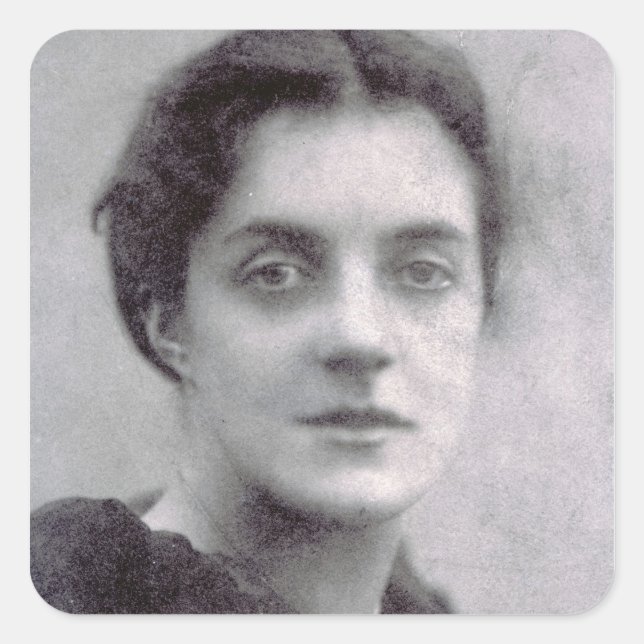 Madge Vaughan Quadratischer Aufkleber (Vorderseite)