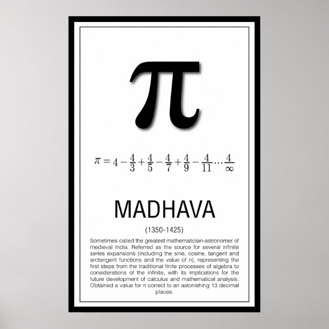 Madhava Poster (Vorne)