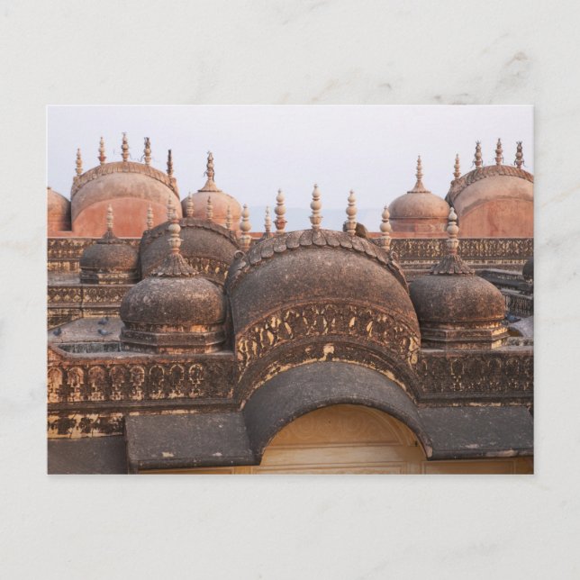 Madhavendra Palace bei Sonnenuntergang, Jaipur Postkarte (Vorderseite)