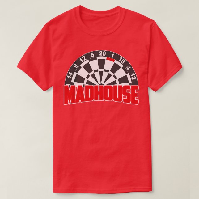 Madhouse Funny Darts T-Shirt (Design vorne)