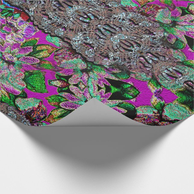 Madi Grande Hübsch Girl Pattern Geschenkpapier (Ecke)