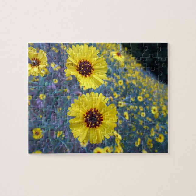 Madia-Blume im Sequoia-Nationalpark Puzzle (Horizontal)