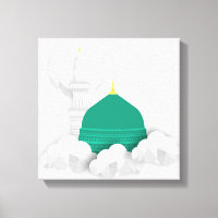 Madina Islamische Leinwand