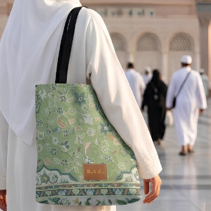 Madinah-Grüner-Teppichdruck-Leder-Optik-Patch-Gesc