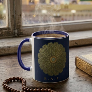 Madinah-Rosette-Islamische Kunst personalisiert Tasse