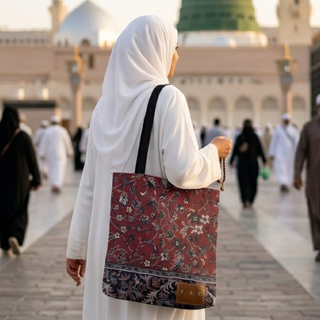 Madinah-Rot-Vintage-Teppichdruck (Von Creator hochgeladen)