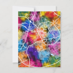 Madinah Saudi Arabien Stadtplan Postkarte