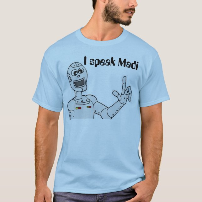 madirobot, spreche ich Madi T-Shirt (Vorderseite)