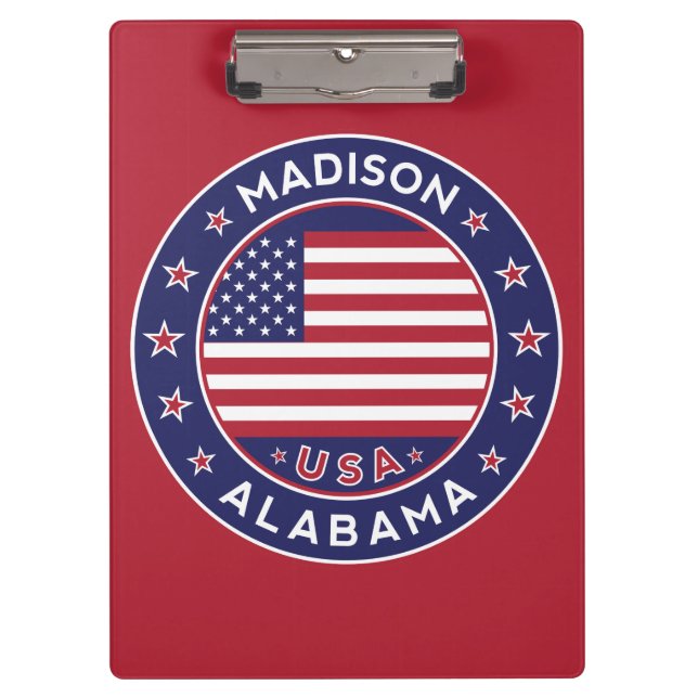 Madison, Alabama Klemmbrett (Vorderseite)