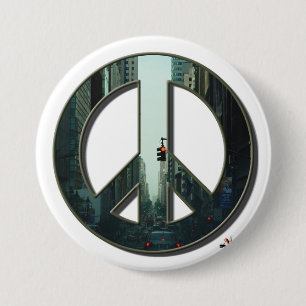 Madison-Alleen-Friedensknopf Button