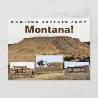 Madison Buffalo Jump Postkarte