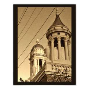 Madison Church Steeples Fotodruck