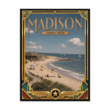 Madison Connecticut Vintage Art Deco Golden Age