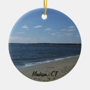 Madison CT Connecticut Hammonasset Beach Keramikornament