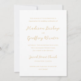 Madison Earthy Neutral Elegant Wedding Einladung
